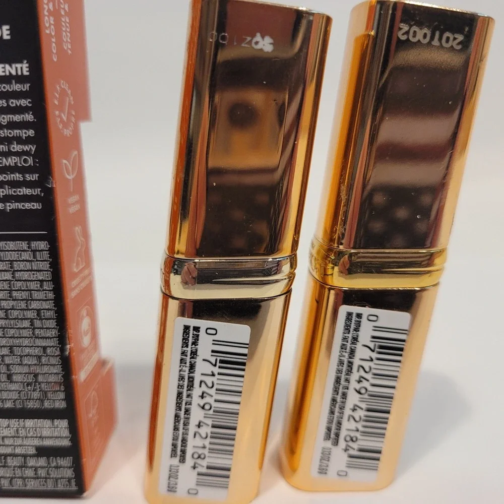 ELF Camo Liquid Blush Gorg Orange & 2 L'Oreal Colour Riche 181 Nu Intense Bundle